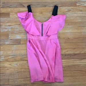 ASOS pink/black mini dress , flowy